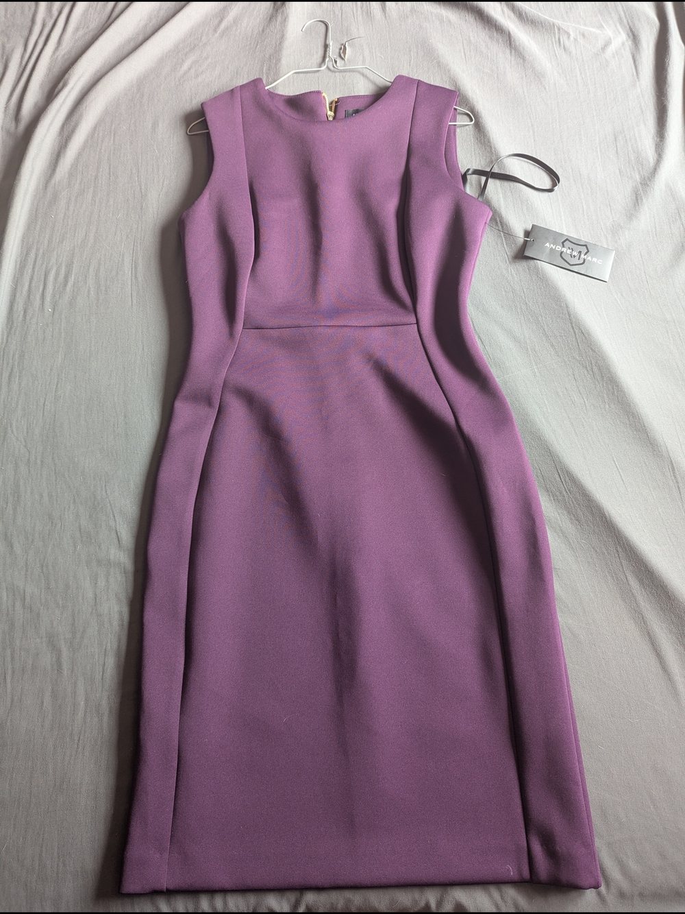 Andrew Marc Women's Plum Colored Dress